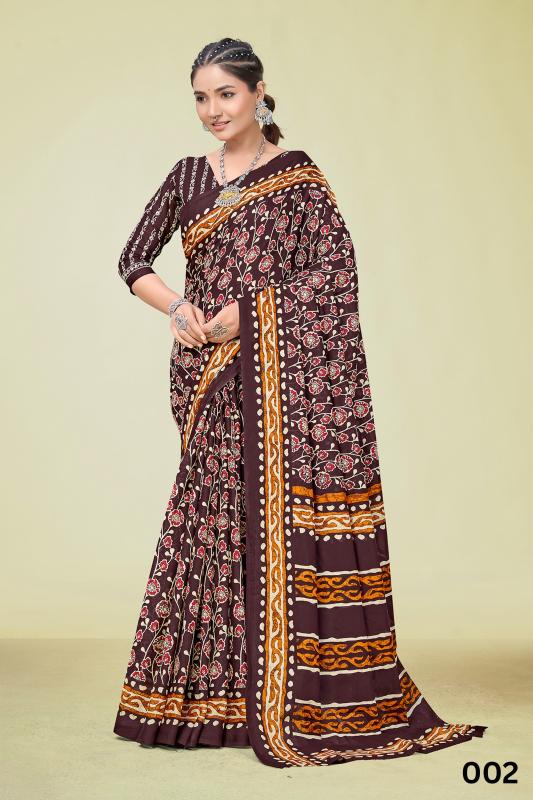 Dazira Mal Cotton Printed Wholesale saree market price