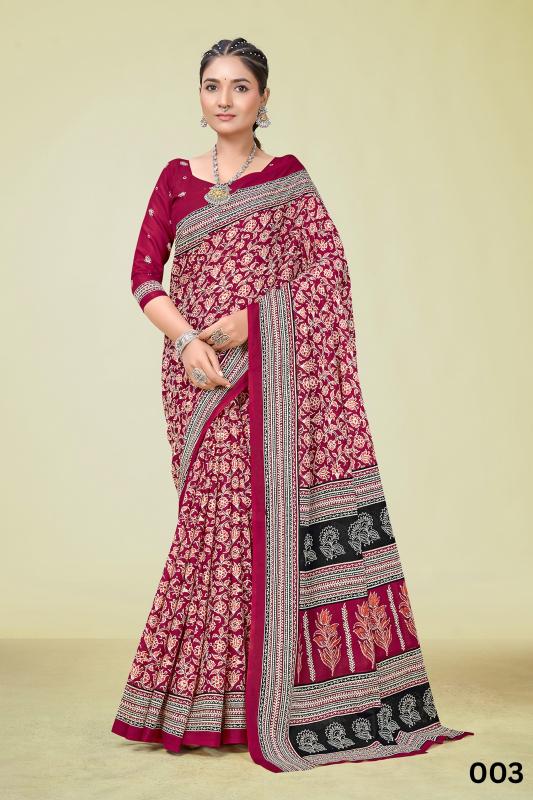 Dazira Mal Cotton Printed Wholesale saree market price