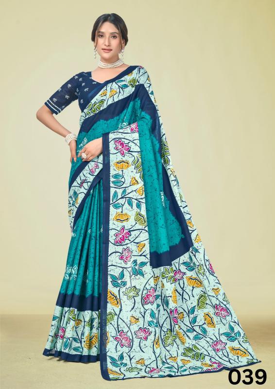 Dazira Mal Cotton Printed Wholesale saree market price
