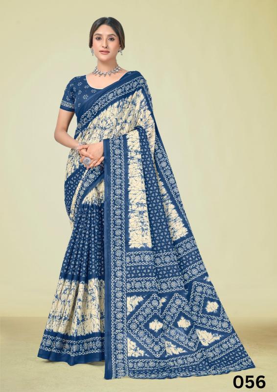 Dazira Mal Cotton Printed Wholesale saree market price
