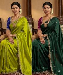 Dazira Moss Chiffon Mumbai saree market