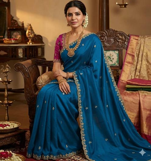 Dazira Moss Chiffon Mumbai saree market