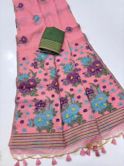 Dazira MUGA COTTON Kolkata wholesale saree online