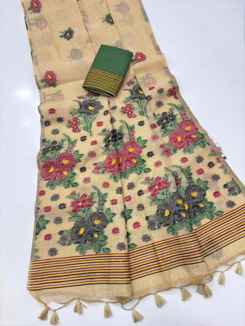 Dazira MUGA COTTON Kolkata wholesale saree online