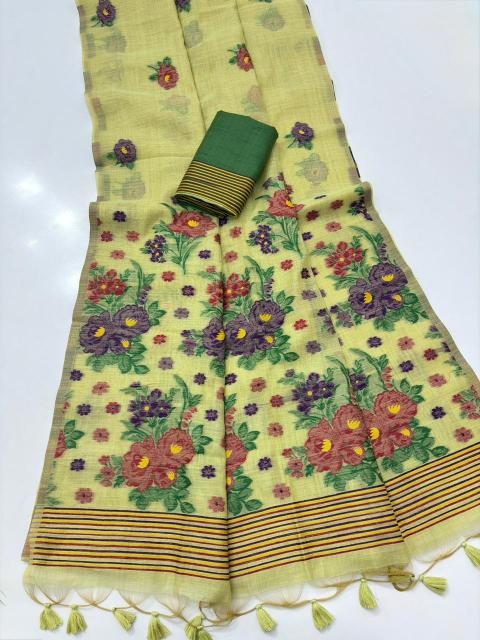Dazira MUGA COTTON Kolkata wholesale saree online