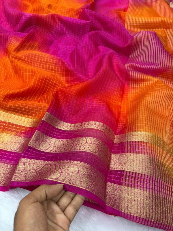 Dazira Organza Affordable saree wholesalers in Hyderabad