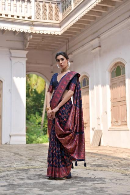 Dazira Pashmina Silk Fancy saree wholesale market in Bangalore