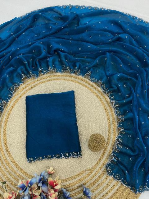 Dazira Premium Party Wear Chiffon Indian saree wholesale