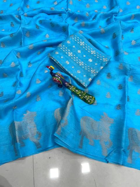 Dazira Russian Creap Silk Kolkata wholesale saree market prices