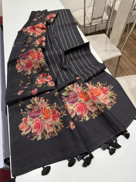 Dazira smooth tussar Bulk saree suppliers