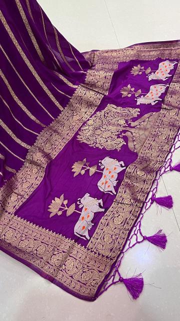 Dazira Soft Khadi Georgette Silk Bulk saree suppliers in Kolkata