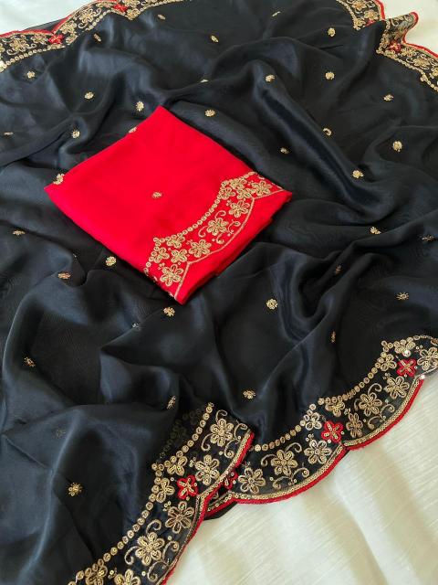 Dazira Soft Star Georgette Saree suppliers in Mumbai