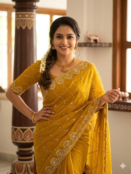 Dazira Star georgett Wholesale saree manufacturers in Hyderabad