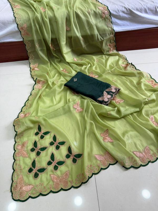 Dazira Star Georgette Multi Indian saree wholesale suppliers