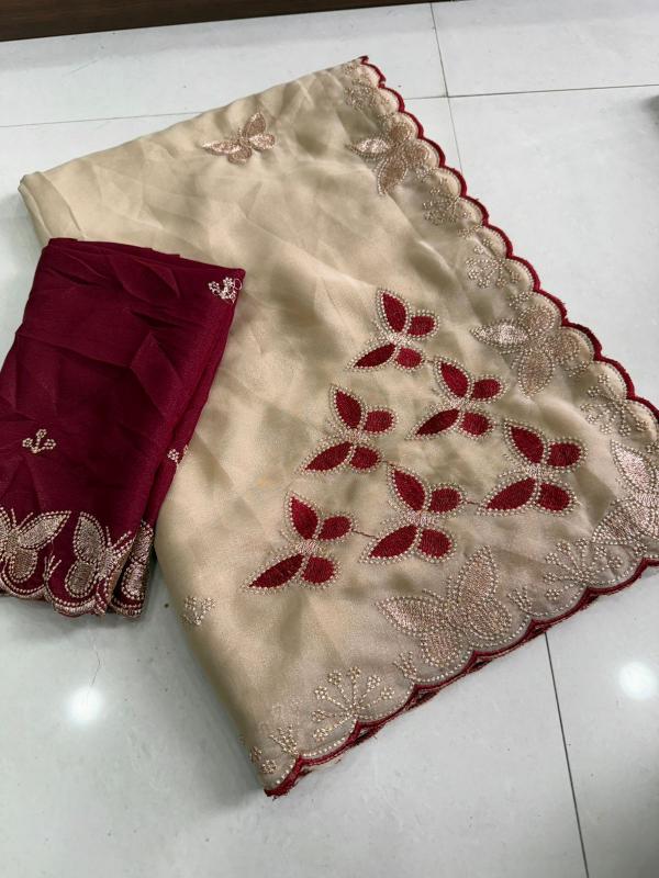 Dazira Star Georgette Multi Indian saree wholesale suppliers