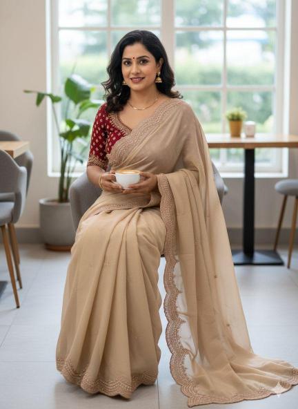 Dazira Star Georgette Saree wholesale in Bangalore