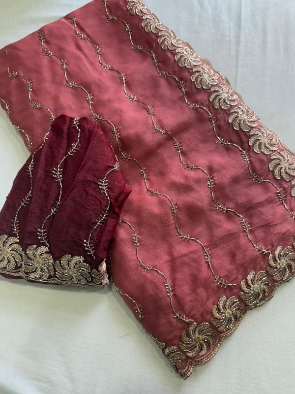 Dazira Star Georgette Sequence Wholesale saree suppliers in Ahmedabad