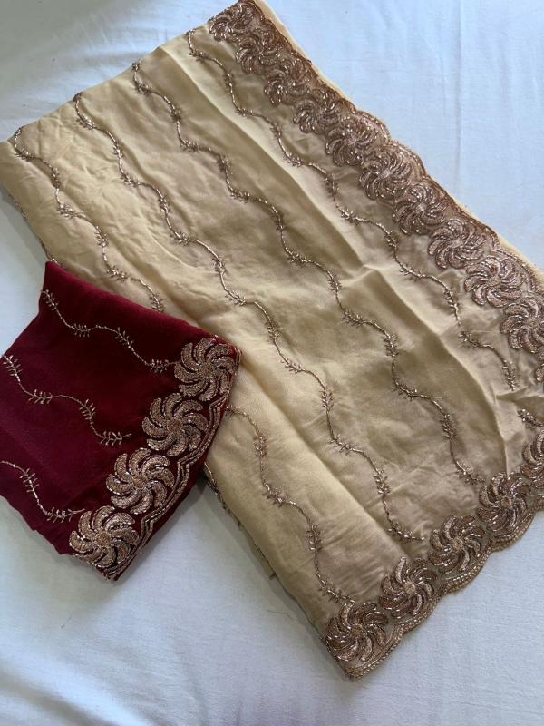 Dazira Star Georgette Sequence Wholesale saree suppliers in Ahmedabad
