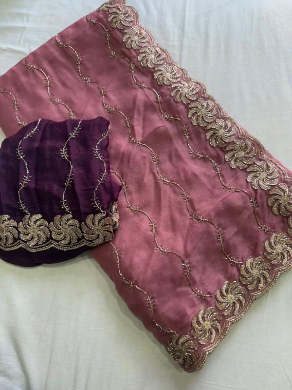 Dazira Star Georgette Sequence Wholesale saree suppliers in Ahmedabad