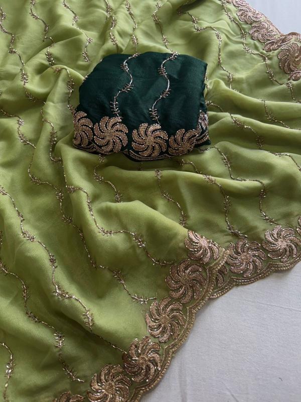 Dazira Star Georgette Sequence Wholesale saree suppliers in Ahmedabad
