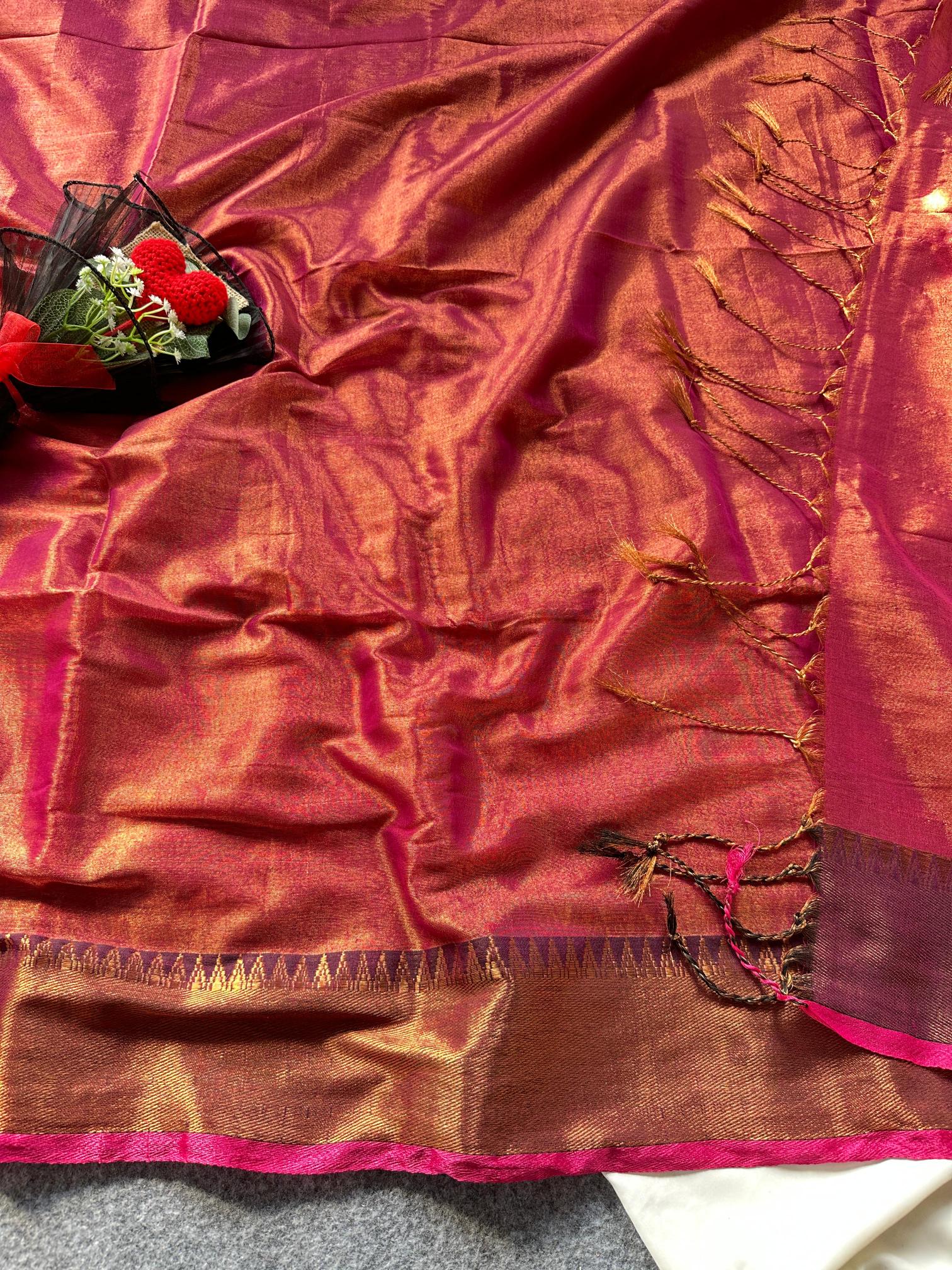 Dazira Tissue cotton with Havy Boder Wholesale saree manufacturers in Kolkata