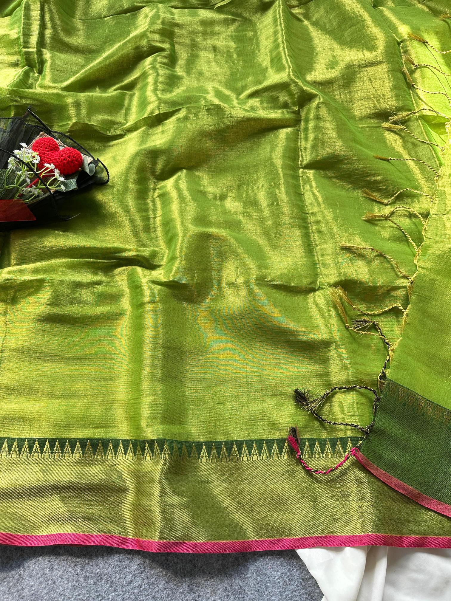 Dazira Tissue cotton with Havy Boder Wholesale saree manufacturers in Kolkata