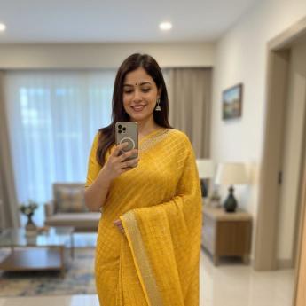 Dazira Viscose Goergette Wholesale saree shops in Pune