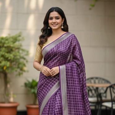 Dazira Viscose Goergette Wholesale saree shops in Pune