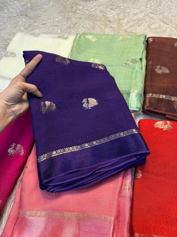 Dazira Viscose Khadi silk Saree wholesalers in Ahmedabad