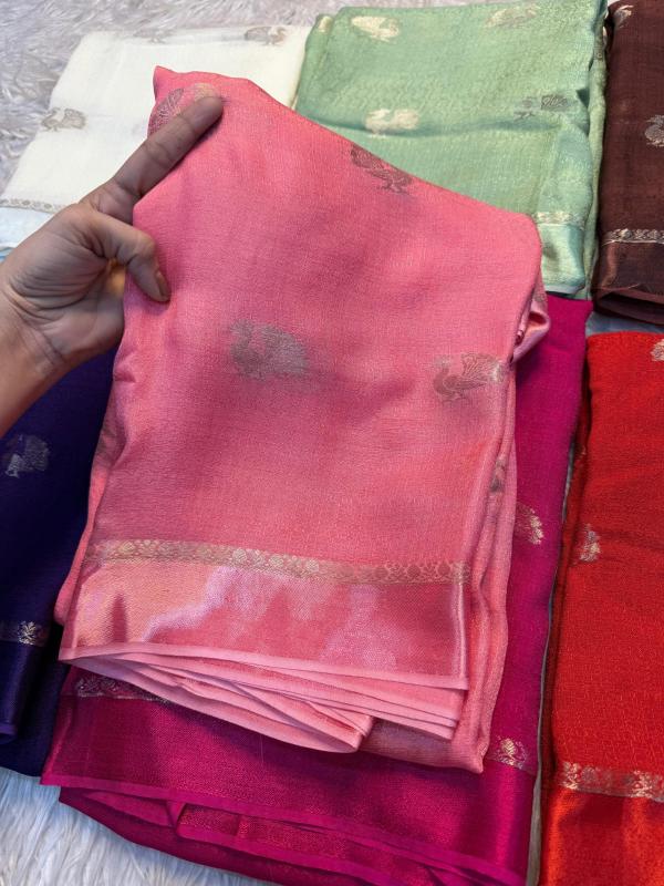 Dazira  Viscose Khadi silk Wholesale saree suppliers in Surat