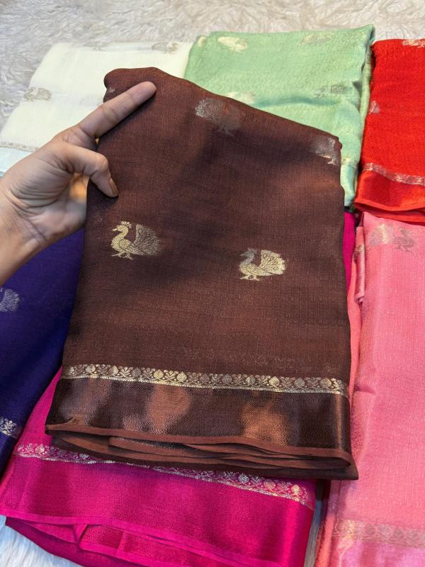 Dazira  Viscose Khadi silk Wholesale saree suppliers in Surat