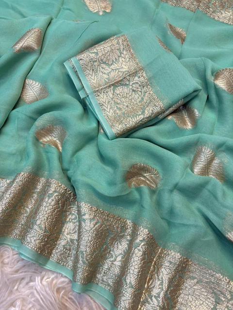 Dazira viscose leaf jacquard saree  factory in Surat