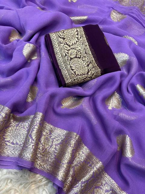 Dazira viscose leaf jacquard saree  factory in Surat