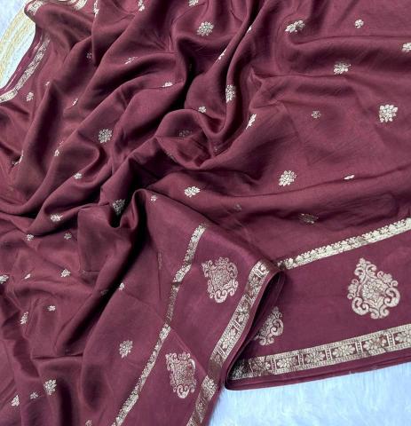 Dazira Viscose Muslin Silk Wholesale saree shops in Mumbai