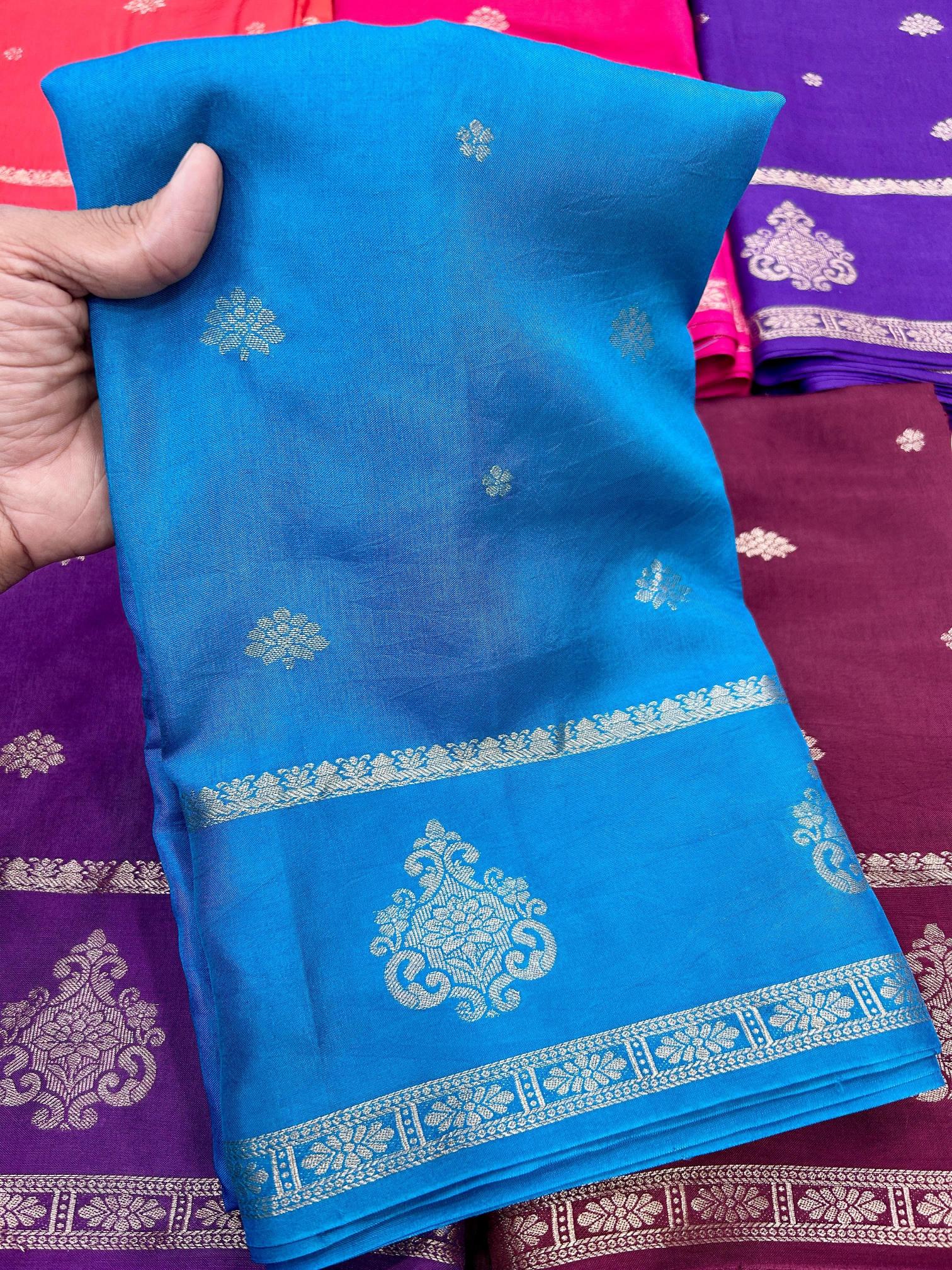 Dazira Viscose Muslin Silk Wholesale saree shops in Mumbai