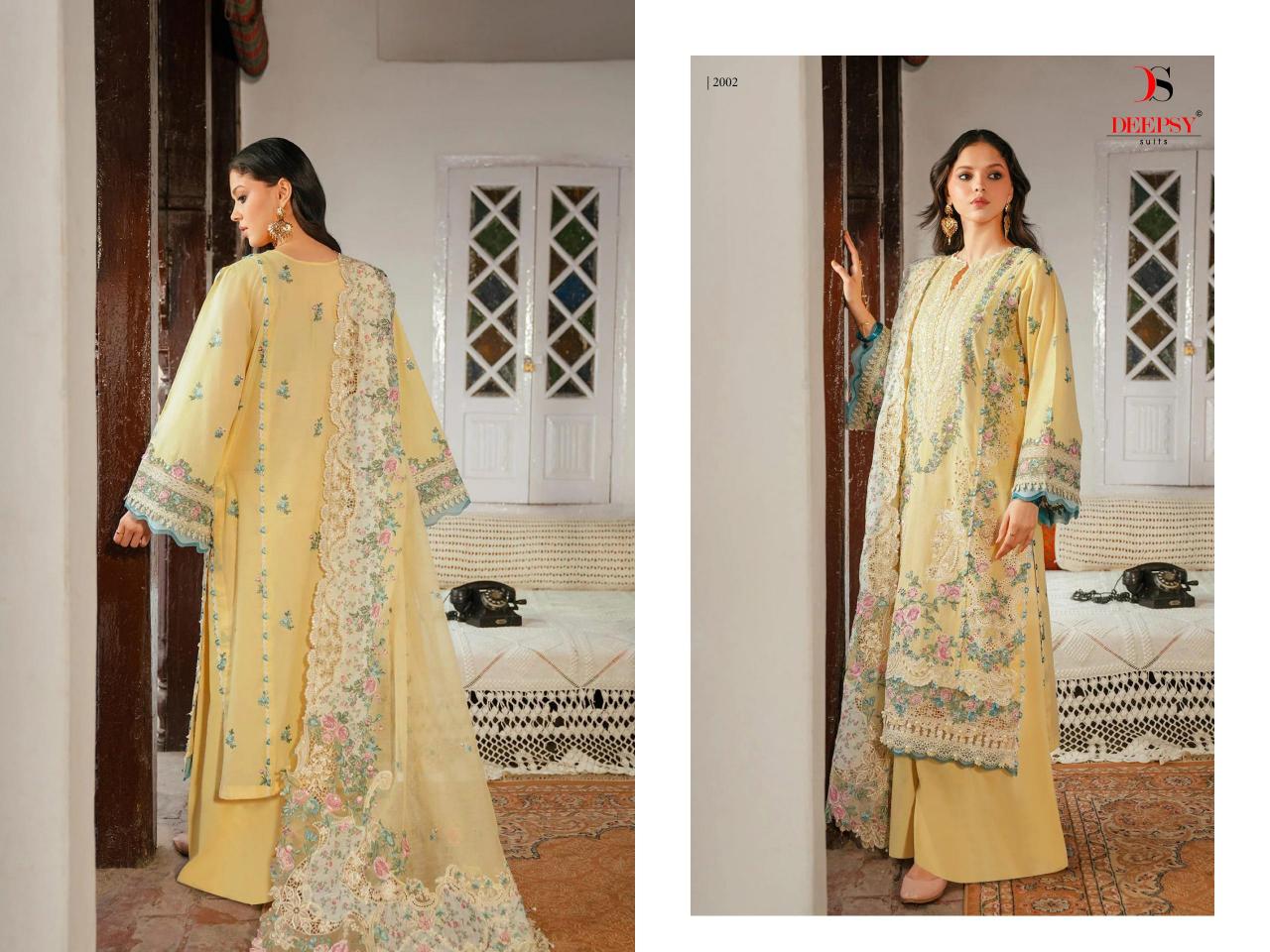 DEEPSY SUITS ELAF  Premium-5 Luxury Lawn Wholesale salwar suits supplier in Delhi