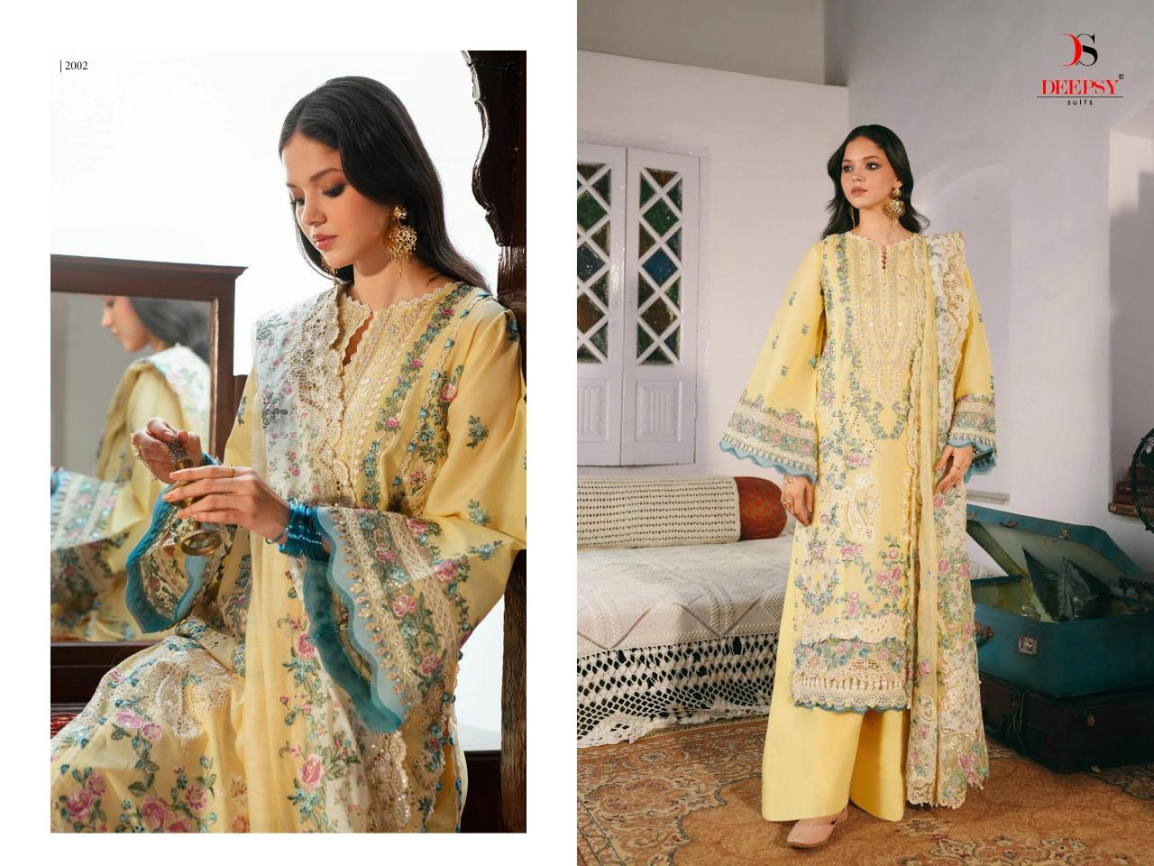 DEEPSY SUITS ELAF  Premium-5 Luxury Lawn Wholesale salwar suits supplier in Delhi