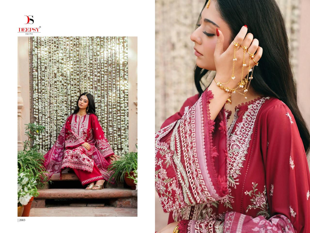 DEEPSY SUITS ELAF  Premium-5 Luxury Lawn Wholesale salwar suits supplier in Delhi