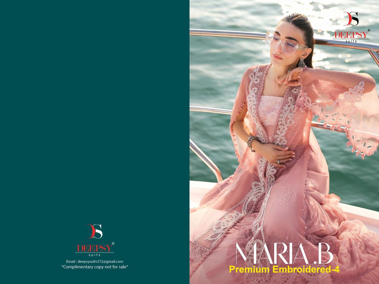 DEEPSY SUITS Maria B Premium Embroidered-4 Salwar Kameez suppliers in Kolkata