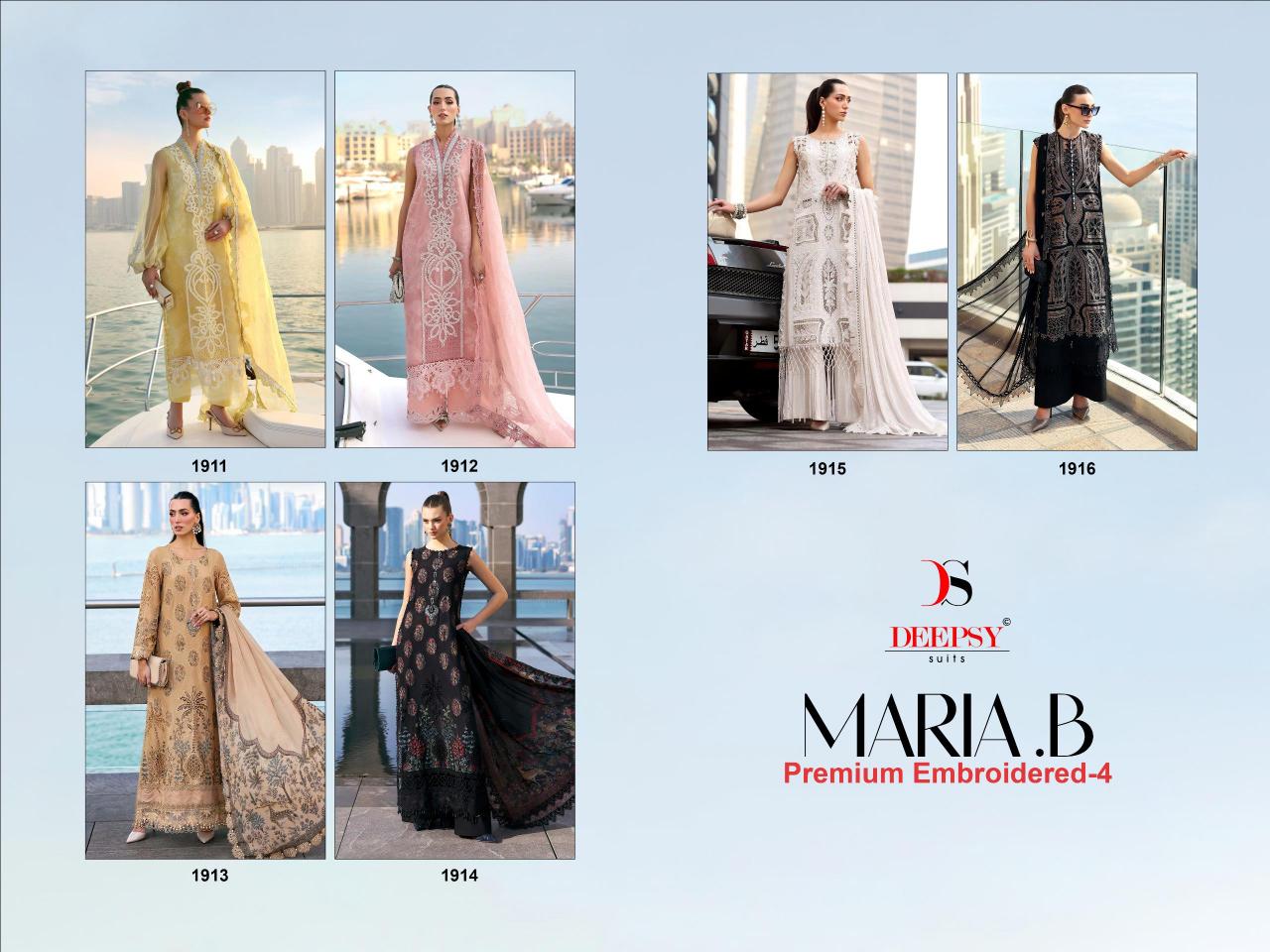 DEEPSY SUITS Maria B Premium Embroidered-4 Salwar Kameez suppliers in Kolkata