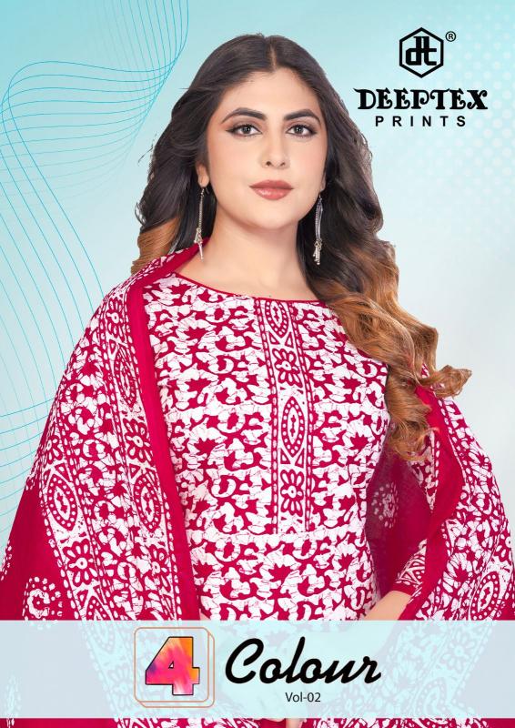 Deeptex 4 Colour Vol-2 – Dress Material - Wholsale Catalog