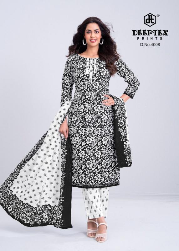 Deeptex Aaliza Black & White Vol-4 – Dress Material - Wholesale Catalog