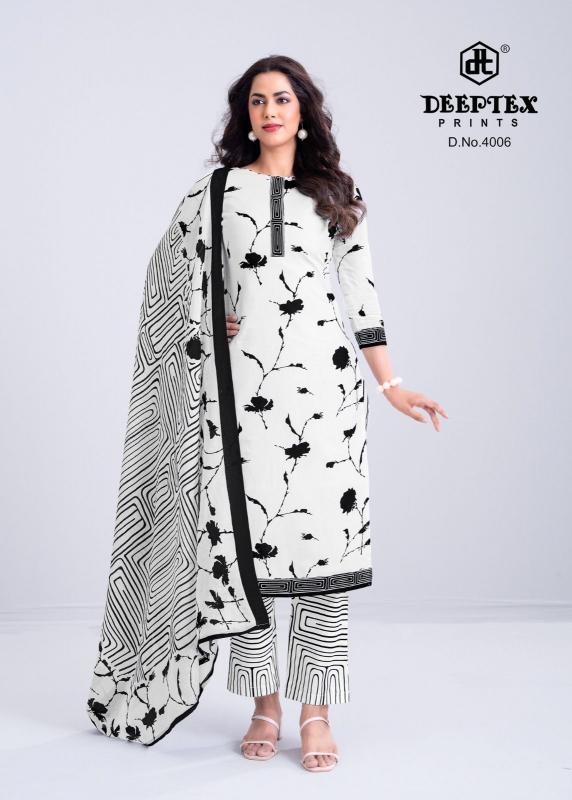 Deeptex Aaliza Black & White Vol-4 – Dress Material - Wholesale Catalog