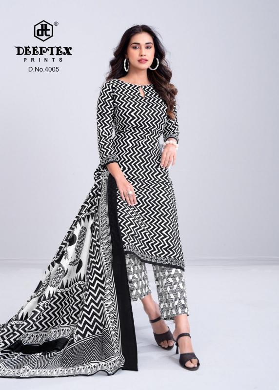 Deeptex Aaliza Black & White Vol-4 – Dress Material - Wholesale Catalog