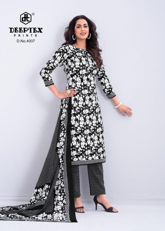 Deeptex Aaliza Black & White Vol-4 Wholesale dress materials in Kolkata