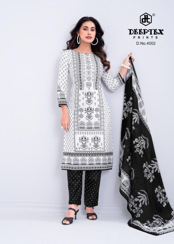 Deeptex Aaliza Black & White Vol-4 Wholesale dress materials in Kolkata