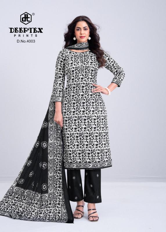 Deeptex Aaliza Black & White Vol-4 Wholesale dress materials in Kolkata