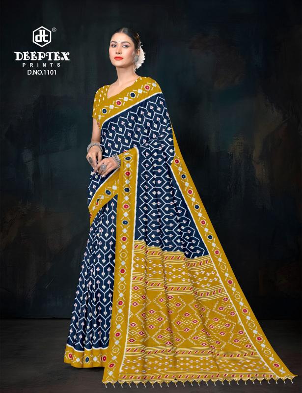 Deeptex Ikkat Special Vol-11 Designer sarees wholesale in Ahmedabad