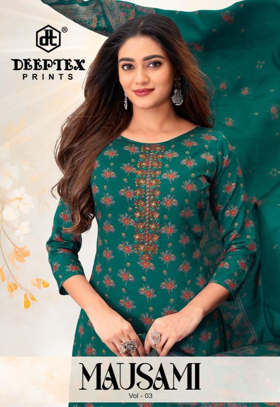 Deeptex Mausami Vol-3 – Dress Material - Wholesale Catalog