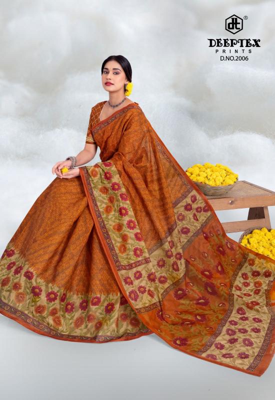 Deeptex Prime Time Vol-20 – Cotton Saree - Wholesale Catalog